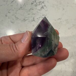 Rainbow Fluorite Crystal Point